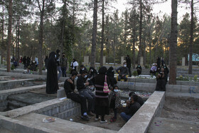 آرامستان کرمان در شرایط کرونایی