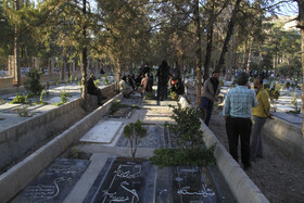 آرامستان کرمان در شرایط کرونایی