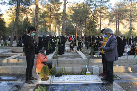 آرامستان کرمان در شرایط کرونایی