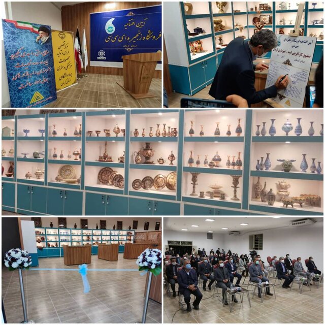 عرضه محصولات فرهنگی هنری جهاد دانشگاهی در فروشگاه زنجیره ای دست آفرین کرمان