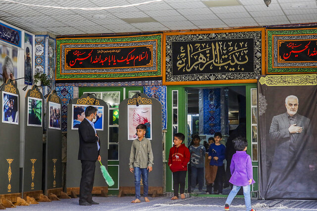 نمایشگاه روایت حبیب - بیت الزهرای شهر کرمان