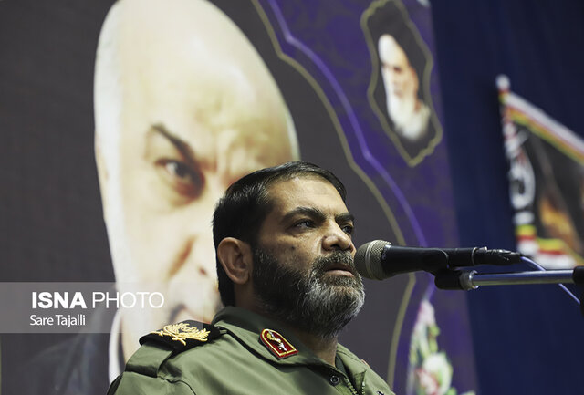 تشییع پیکر پاسدار مجاهد سردارحسین اسماعیلبیگی در کرمان