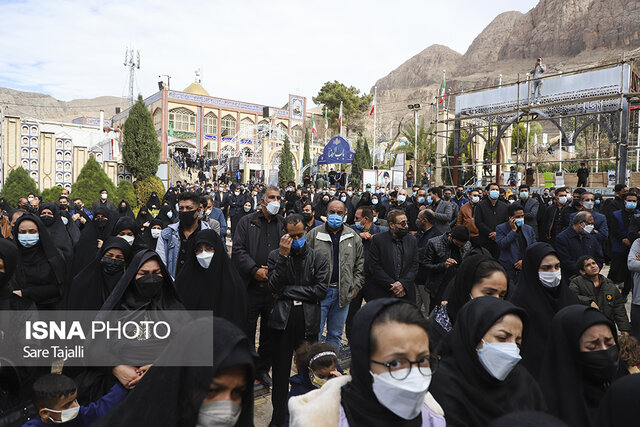 تشییع پیکر پاسدار مجاهد سردارحسین اسماعیل‌بیگی در کرمان