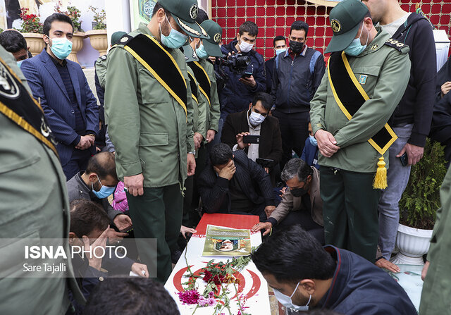 تشییع پیکر پاسدار مجاهد سردارحسین اسماعیلبیگی در کرمان