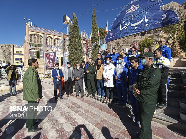 دوچرخه سواران مازندرانی در جوار مزار سردار دل ها