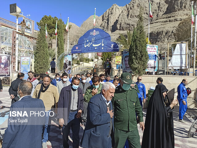 دوچرخه سواران مازندرانی در جوار مزار سردار دل ها