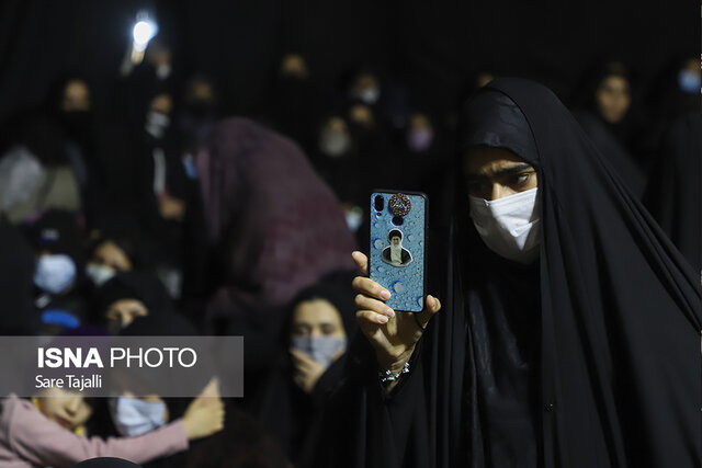 مراسم به وقت حاج قاسم در گلزار شهدای کرمان