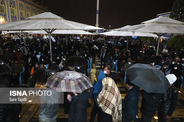 مراسم به وقت حاج قاسم در گلزار شهدای کرمان
