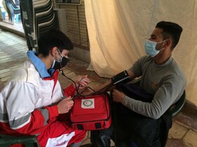 بهره مندی بیش از 22 هزار زائر از خدمات هلال احمر در گلزار شهدای کرمان 
