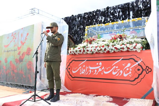 تشییع باشکوه پیکر مطهر شهید گمنام در دیار فاتحان اروند