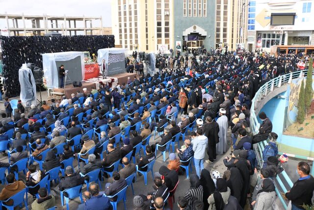 تشییع باشکوه پیکر مطهر شهید گمنام در دیار فاتحان اروند