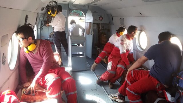 عکس تزیینی است. هلال احمر به دنبال مفقودین قلعه گنج