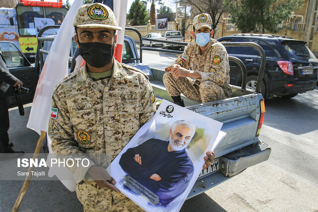 راهپیمایی در حمایت از مردم یمن-کرمان