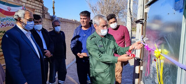 افتتاح 12 پروژه در کشکوئیه رفسنجان به مناسبت دهه فجر