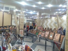 نمایش 300 قطعه صنایع‌دستی مسی در نمایشگاه رفسنجان