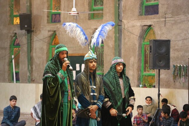 مجلس تعزیه فضل و فتاح در ده زیار کرمان شبیه خوانی شد