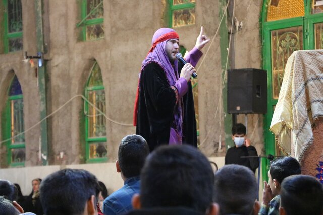 مجلس تعزیه فضل و فتاح در ده زیار کرمان شبیه خوانی شد