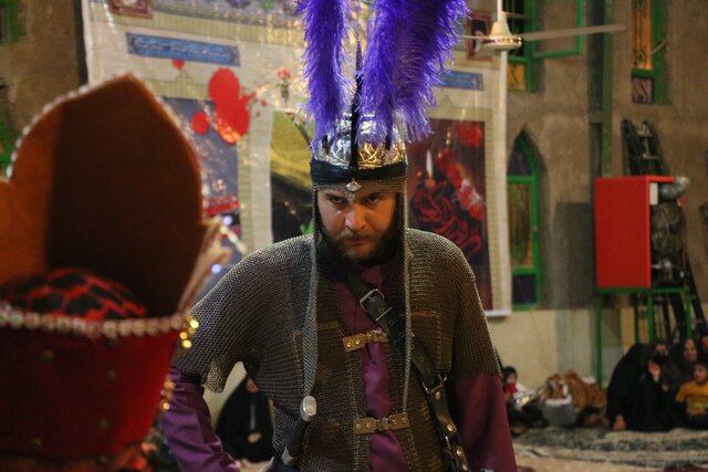 مجلس تعزیه فضل و فتاح در ده زیار کرمان شبیه خوانی شد