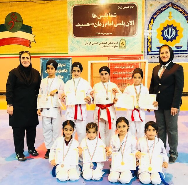 مسابقات کاراته قهرمانی استان کرمان برگزار شد