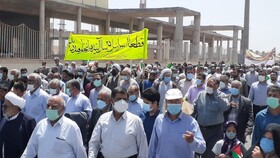 شکوه حمایت از مظلوم و برائت از ظالم در مُلک سلیمانی/ خروش مردم دیار فاتحان اروند