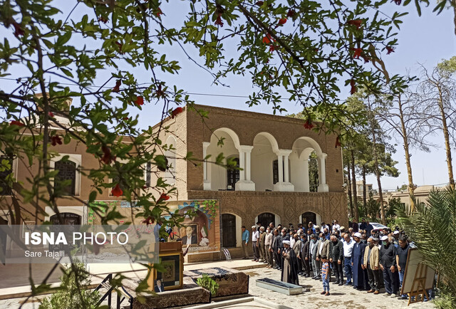 مراسم تشییع استاد اکبر صوتی-کرمان