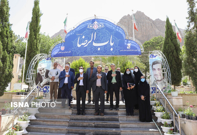 حضور معاون فرهنگی جهاد دانشگاهی کشوربر مزار سردار دلها