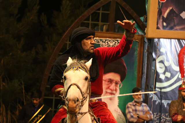 شبیهخوانی تعزیهخوانان اصفهانی در نهمین سوگواره ملی تعزیه دهزیار