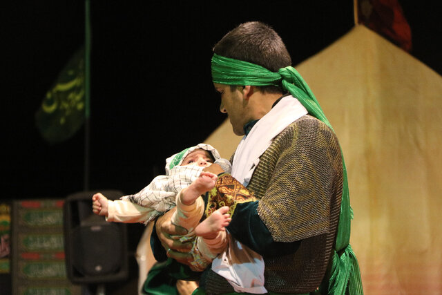 شبیهخوانی تعزیهخوانان اصفهانی در نهمین سوگواره ملی تعزیه دهزیار