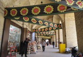 رخت عزای حسینی بر تن بازار کرمان