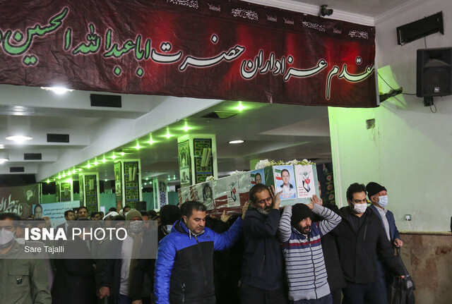 مراسم تشییع پیکر جانباز شهید حسین ارجمندی