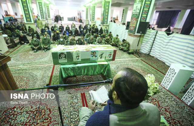 مراسم تشییع پیکر جانباز شهید حسین ارجمندی
