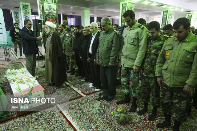 مراسم تشییع پیکر جانباز شهید حسین ارجمندی