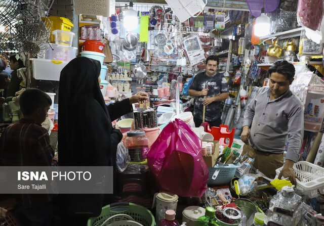 بازار کرمان یک روز مانده به تحویل سال -۱