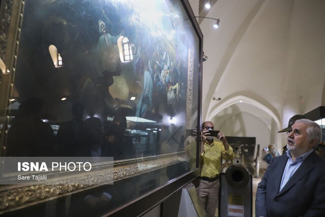 آئین اهداء گلولههای سنگی توپهای تاریخی-کرمان