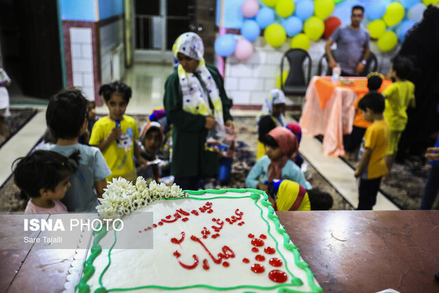 جشن غدیر در مهدکودک بی سرپرستان حبیب زنگی آباد کرمان