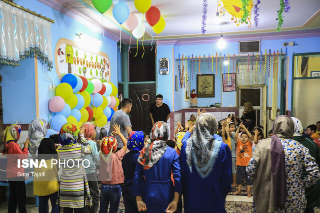 جشن غدیر در مهدکودک بی سرپرستان حبیب زنگی آباد کرمان