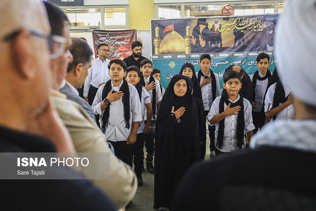 انتشار/قطار زائرین اربعین از کرمان به خرمشهر