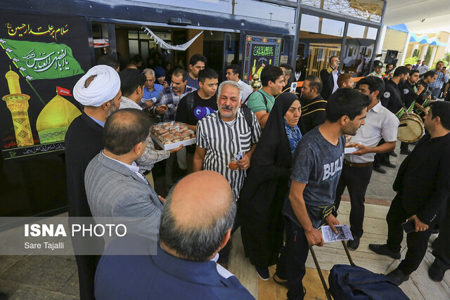 انتشار/قطار زائرین اربعین از کرمان به خرمشهر