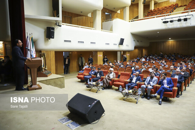 آیین افتتاح پنجاه‌وپنجمین نمایشگاه تخصصی دستاوردهای صنعت هسته‌ای-کرمان