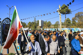 راهپیمایی حمایت از مردم مظلوم و مقاوم غزه در کرمان