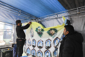 گلزار شهدای کرمان یک روز مانده به سالگرد شهادت حاج قاسم سلیمانی