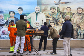 گلزار شهدای کرمان یک روز مانده به سالگرد شهادت حاج قاسم سلیمانی