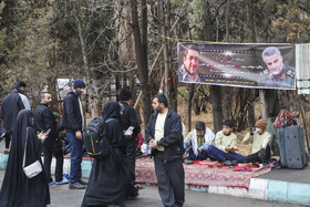 گلزار شهدای کرمان یک روز مانده به سالگرد شهادت حاج قاسم سلیمانی