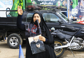 حال و هوای گلزار شهدا یک روز بعد حادثه تروریستی کرمان