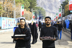 حال و هوای گلزار شهدا یک روز بعد حادثه تروریستی کرمان