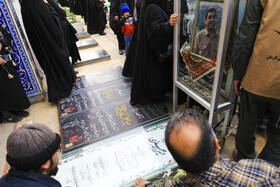 حال و هوای گلزار شهدا یک روز بعد حادثه تروریستی کرمان