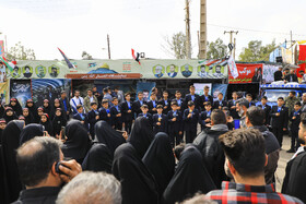 حال و هوای گلزار شهدا یک روز بعد حادثه تروریستی کرمان