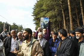 حال و هوای گلزار شهدا یک روز بعد حادثه تروریستی کرمان