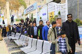 حال و هوای گلزار شهدا یک روز بعد حادثه تروریستی کرمان