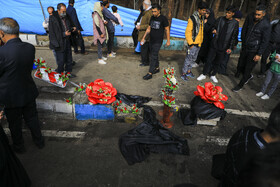 حال و هوای گلزار شهدا یک روز بعد حادثه تروریستی کرمان